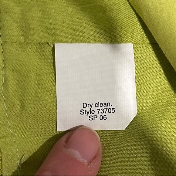 J Crew Lime Green Strappy A-Line Dress Size 4 - Picture 8 of 8